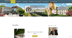 Desktop Screenshot of mairie-stpierredechandieu.com