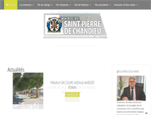 Tablet Screenshot of mairie-stpierredechandieu.com
